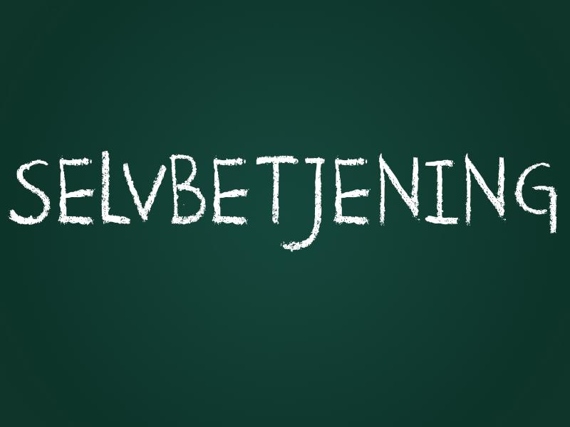 Selvbetjening