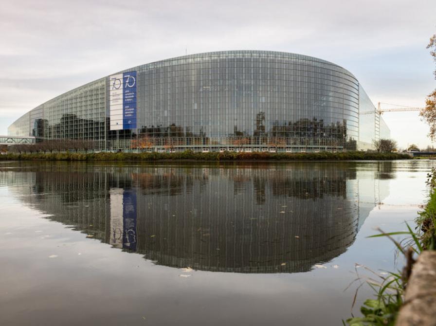 EU-Parlamentsbygningen i Strasbourg. Foto taget af EU-Parlamentet